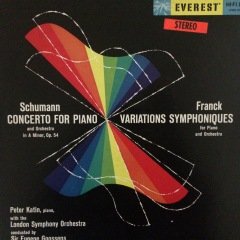 Schumann Variations Symphoniques LP Plak