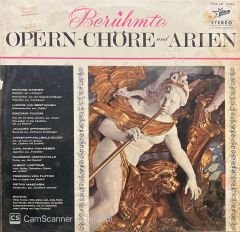 Berühmte Opern Chöre Und Arien LP Plak