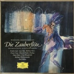 Mozart Die Zauberflöte Deutsche Grammophon 3 LP Klasik Box Set Plak