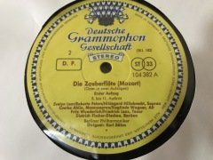 Mozart Die Zauberflöte Deutsche Grammophon 3 LP Klasik Box Set Plak