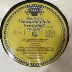 Mozart Die Zauberflöte Deutsche Grammophon 3 LP Klasik Box Set Plak