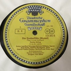 Mozart Die Zauberflöte Deutsche Grammophon 3 LP Klasik Box Set Plak