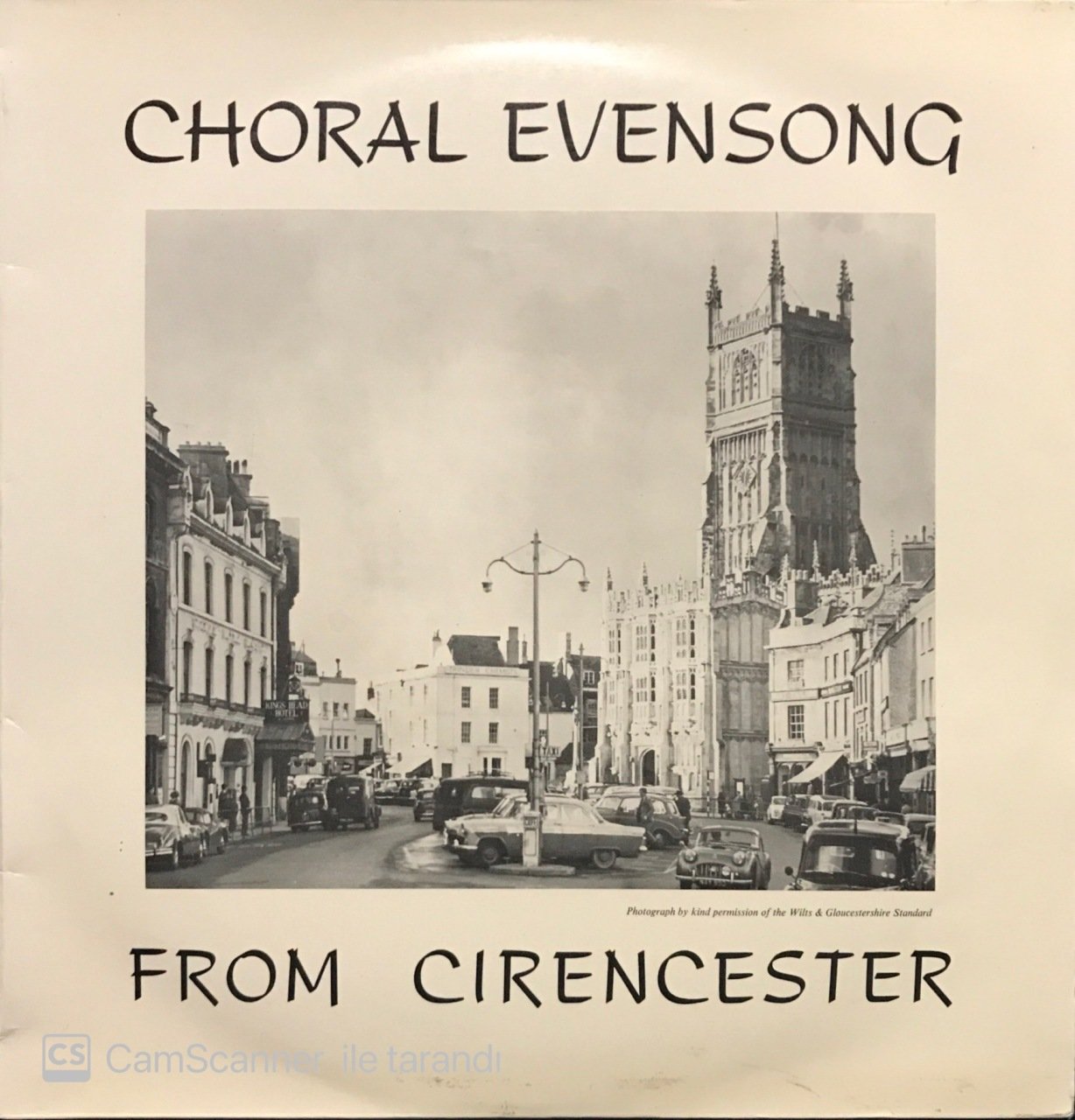 Choral Evensong From Cirencester LP Klasik Plak