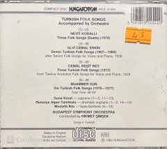Rey Erkın Kodallı Sun Turkish Folk Songs CD