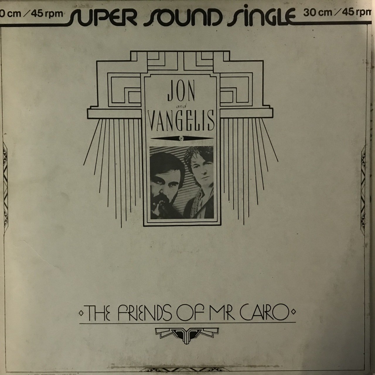 Jon And Vangelis The Friends Of Mr Cairo Maxi Single LP Plak