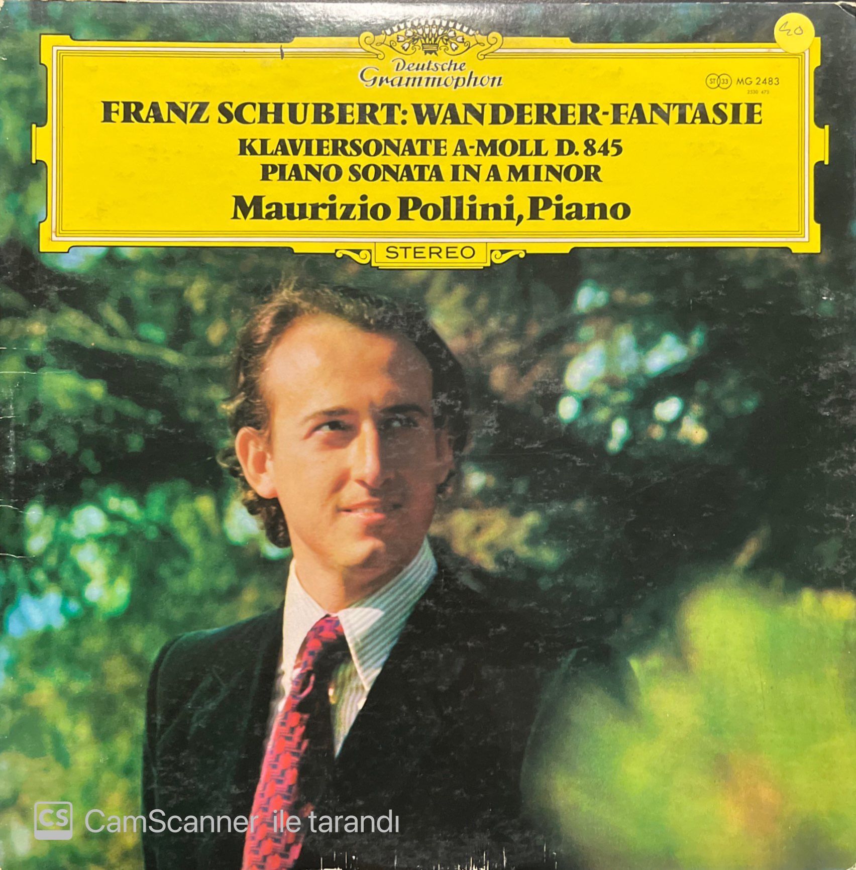 Franz Schubert Wanderer Fantasie LP Plak