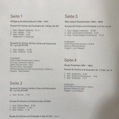 Frank Peter Zimmermann Spielt Mozart 2 LP Klasik Box Set Plak