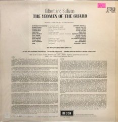 The Yeomen Of The Guard 2 Plaklık Set LP Klasik Plak