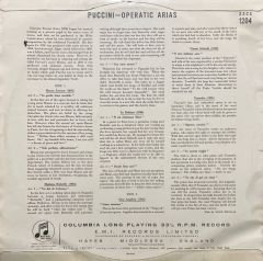 Puccini Operatic Arias LP Plak