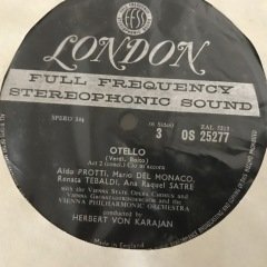 Verdi Otello 3 LP Klasik Box Set Plak