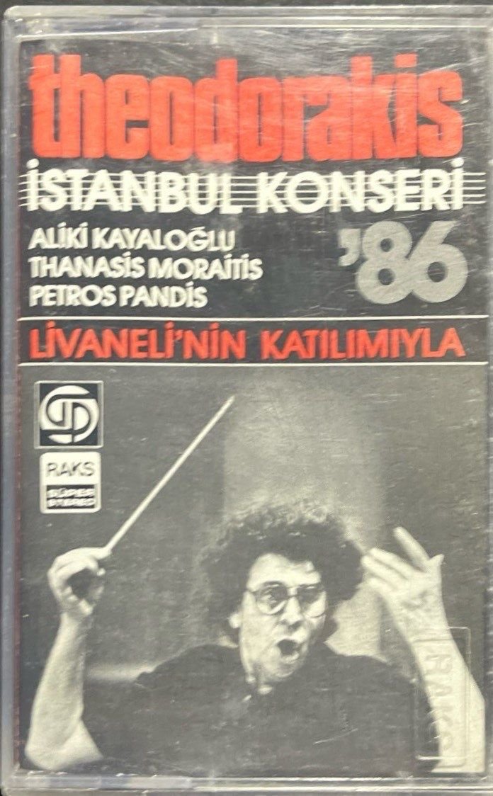 Kaset Theodorakis İstanbul Konseri Livaneli'nin Katılımıyla Kaset
