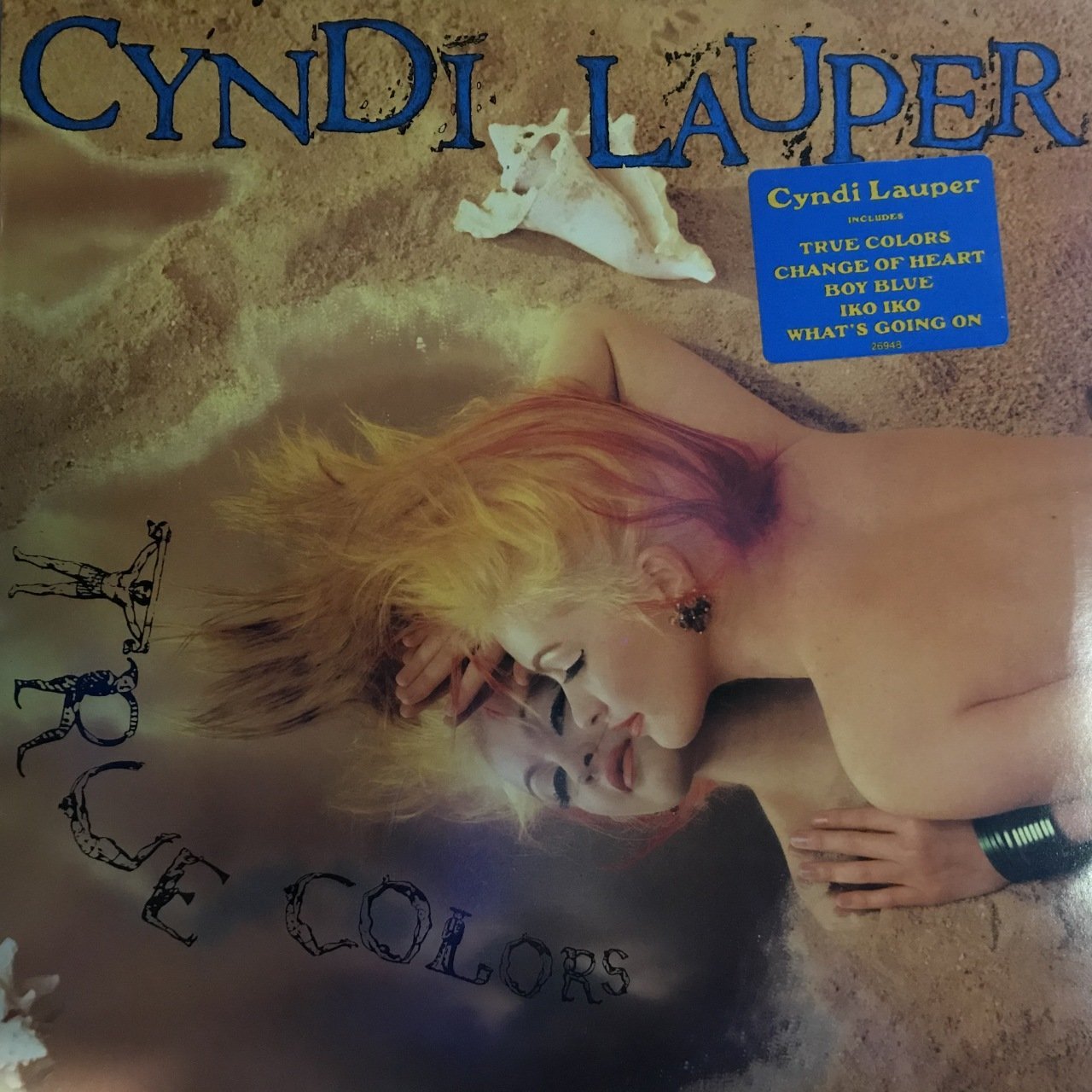 Cydni Lauper True Colors LP Plak