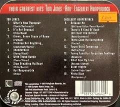 Tom Jones And Engelbert Humperdinck Their Greatest Hits CD