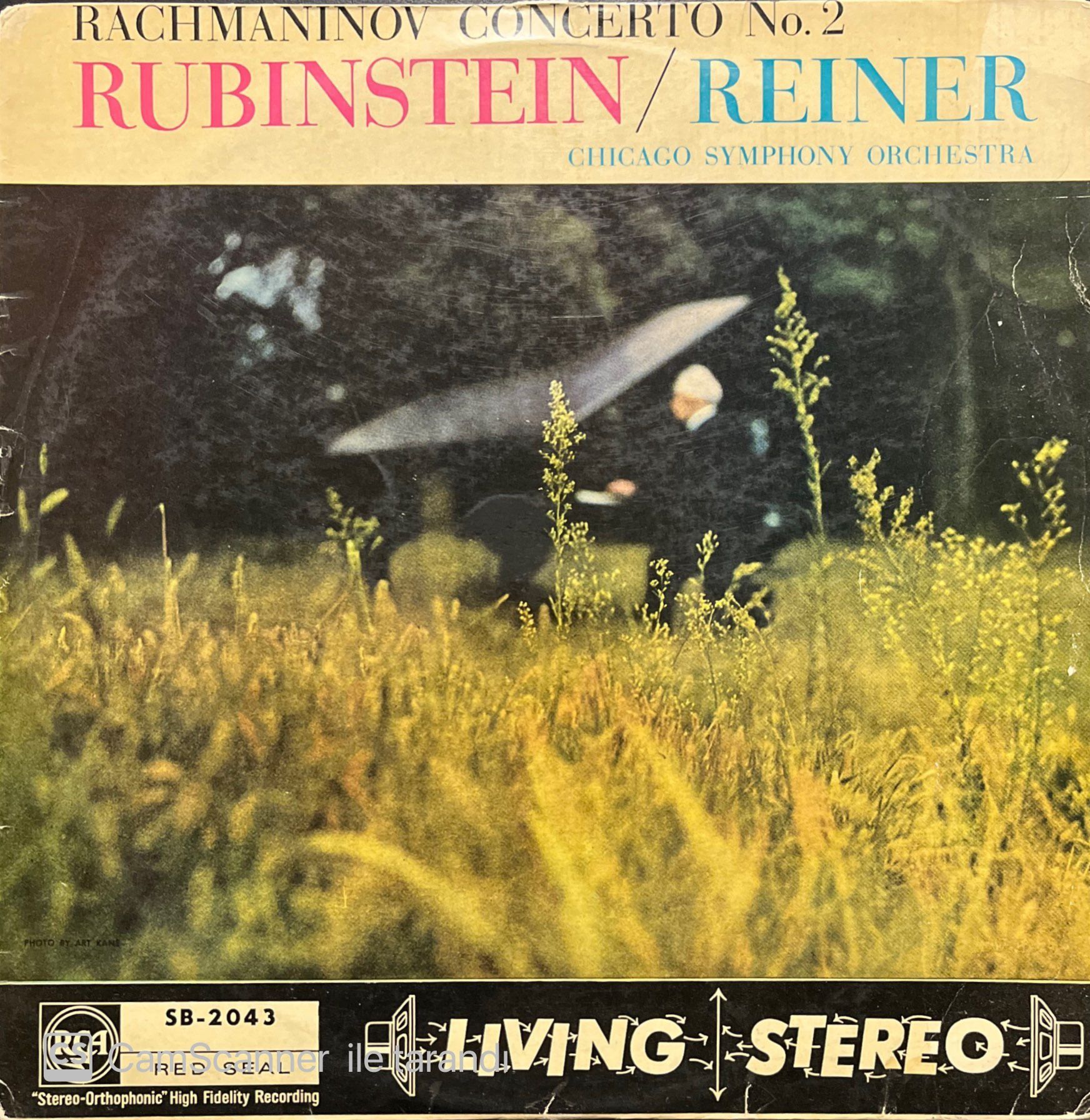 Rubinstein Reiner Rachmaninov Concerto No.2 LP Plak