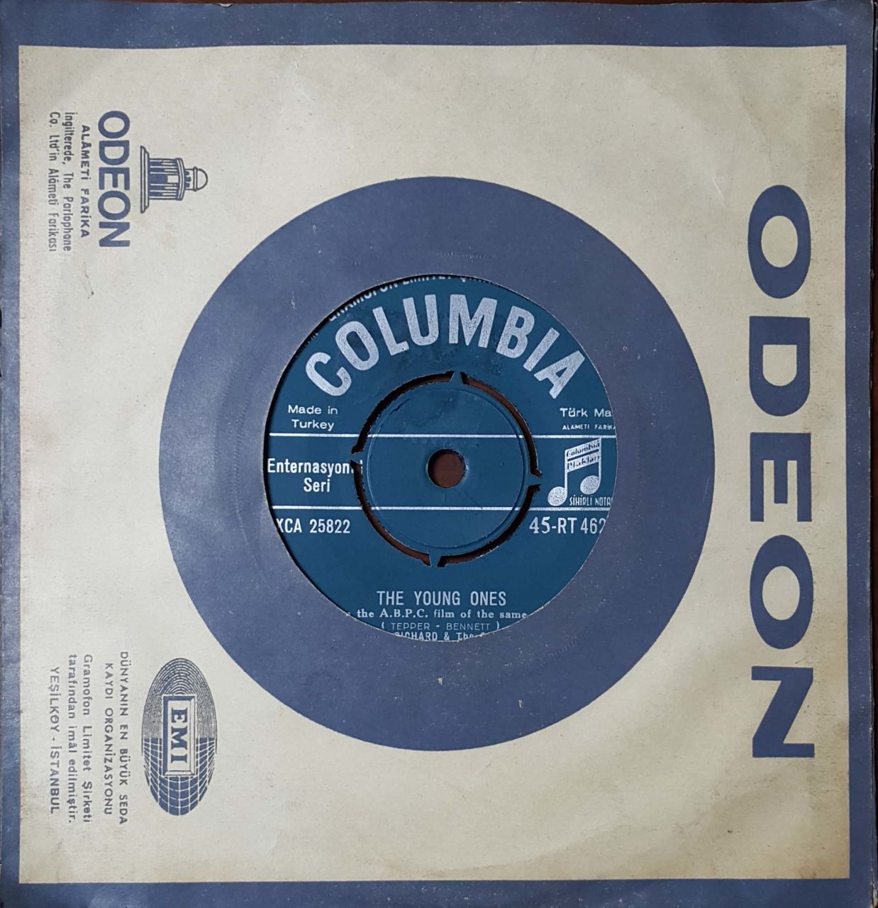Cliff Richard & The Shadows The Young Ones 45lik Plak