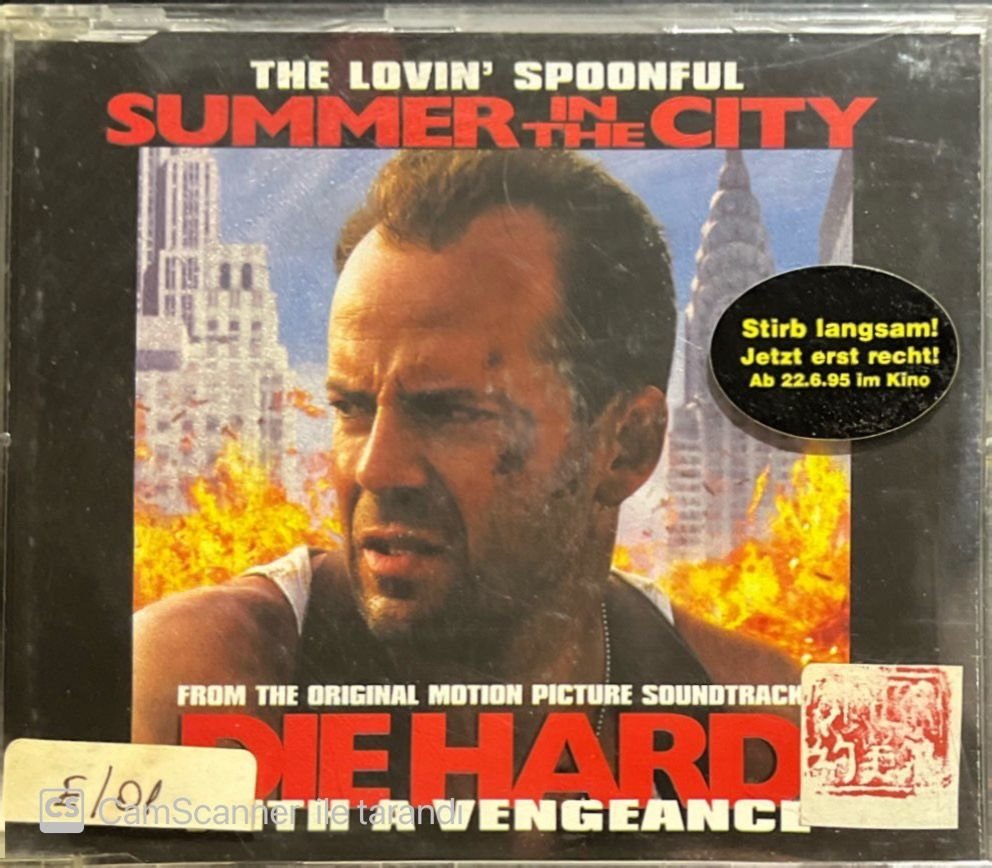 Die Hard Summer In The City Soundtrack Maxi Single CD