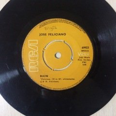 Jose Feliciano Rain 45lik Plak