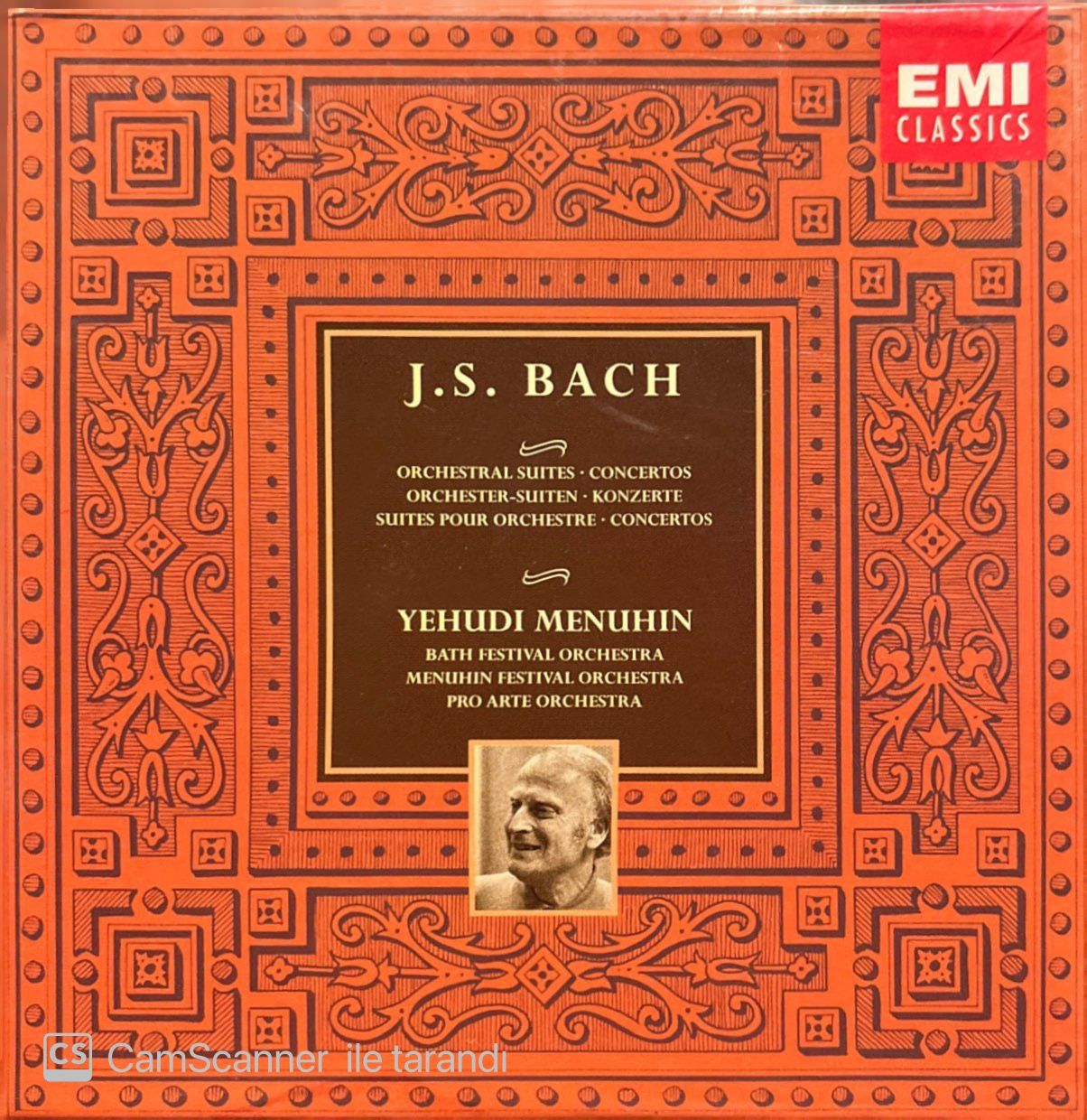 Yehudi Mehunin J.S. Bach 7 CD lik Set