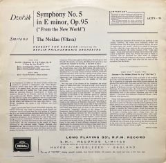 Dvorak New World Symphony LP Plak