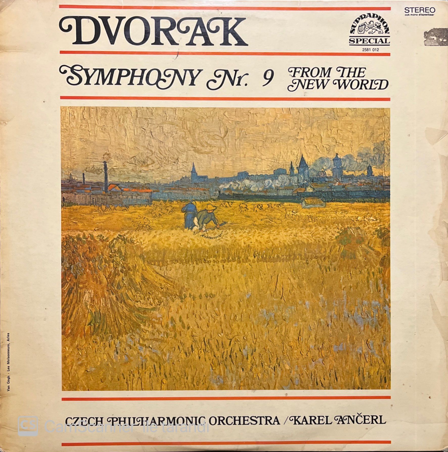 Dvorak Symphony No. 9 LP Plak