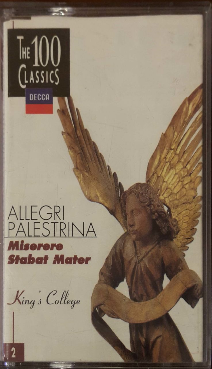 Allegri Palestrina Miserere Stabat Mater King S College 2 Kaset
