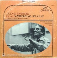 Si John Barbirolli Elgar Symphony No. 1 In A Flat LP Klasik Plak