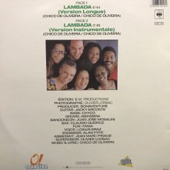 Kaoma Lambada Maxi LP Plak