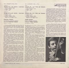 Mozart Vladimir Spivakov LP Plak