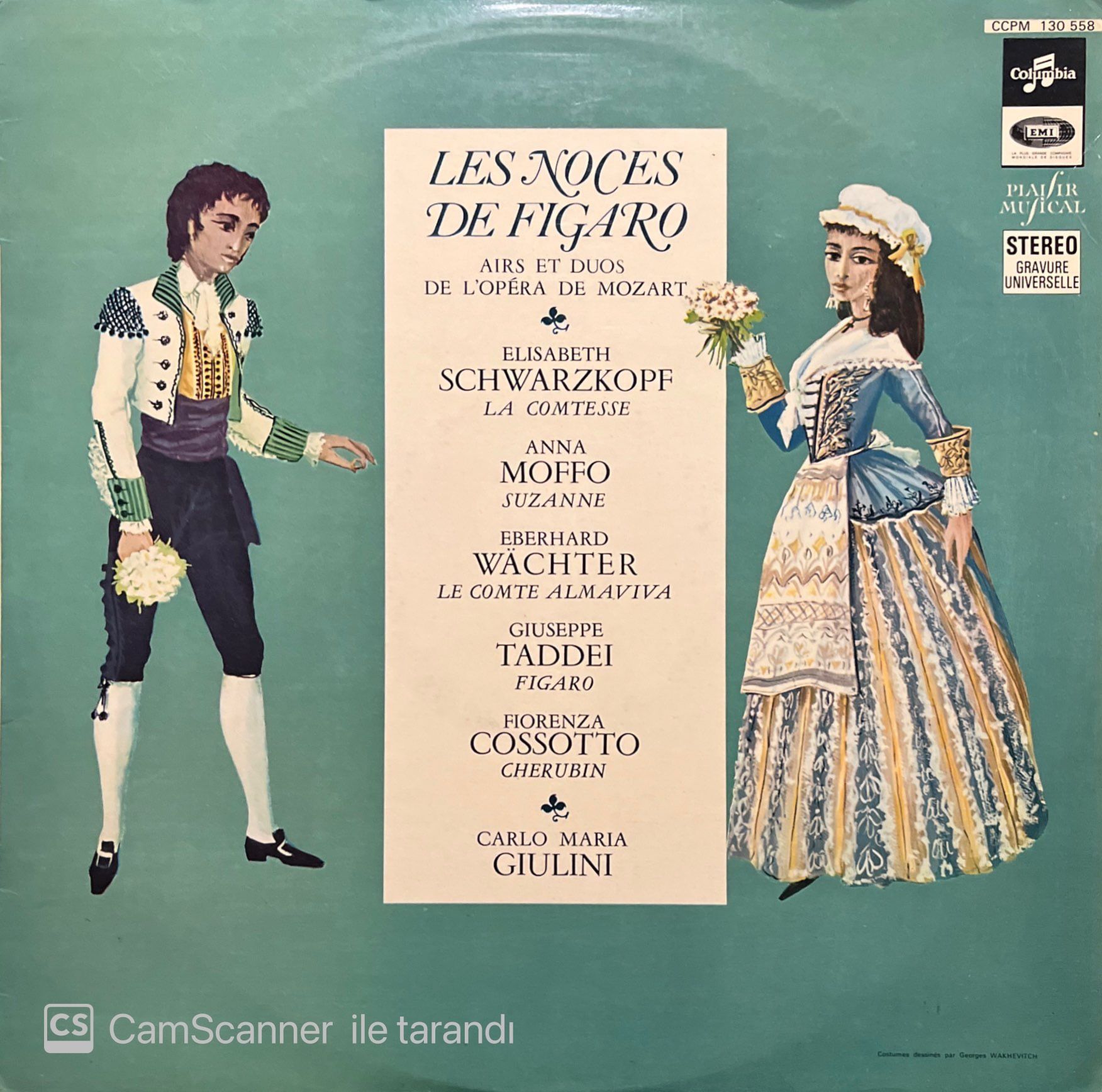 Les Noces De Figaro LP Plak