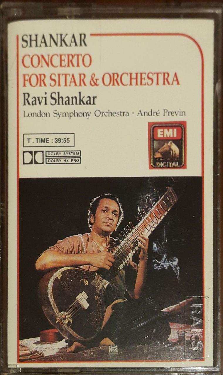 Shankar Concerto For Sıtar & Orchestra Ravi Shankar Kaset