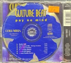 Culture Beat Pay No Mind Maxi Single CD