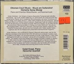 Ottoman Cout Music Osmanlı Saray Müziği CD
