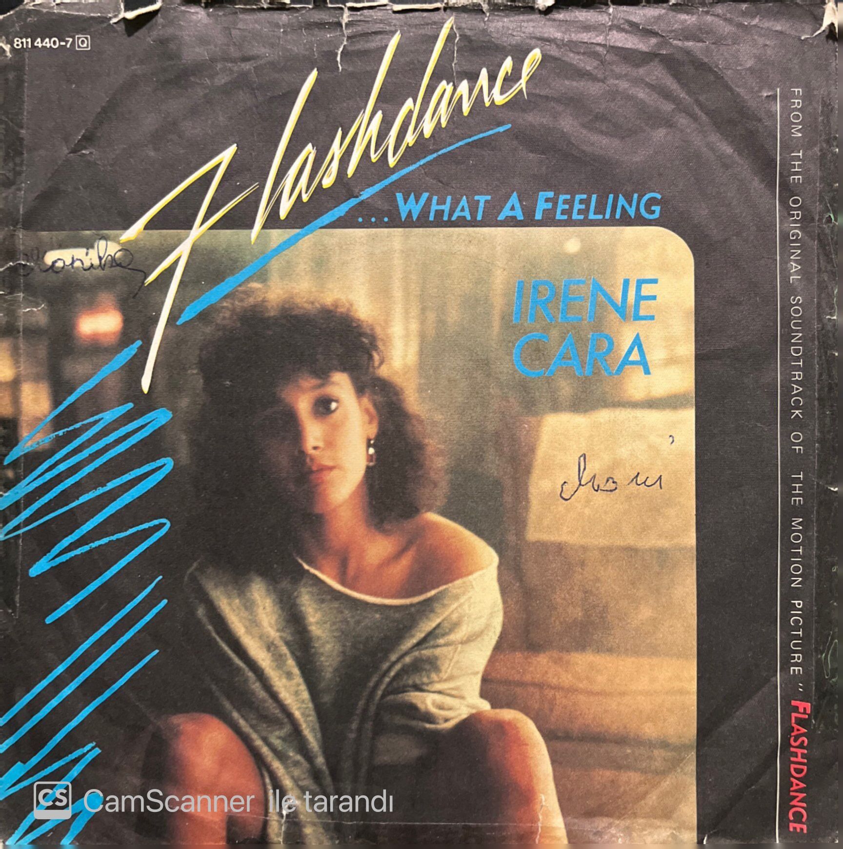 Irene Cara Flashdance What A Felling 45lik Plak