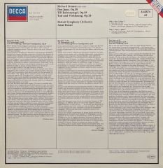 Richard Strauss Don Juan LP Plak