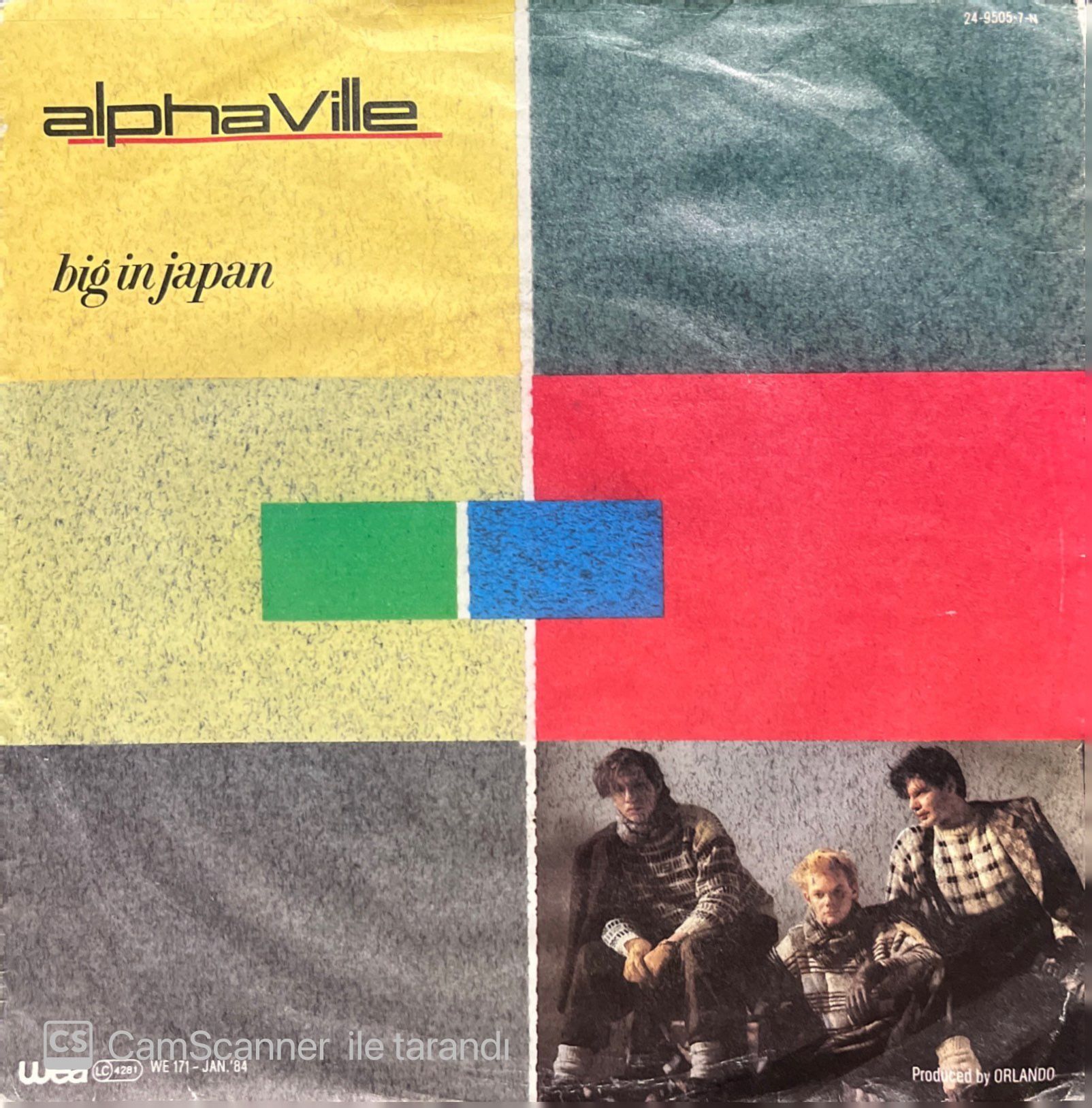 Alphaville Big In Japan 45lik Plak