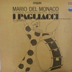 Mario Del Monaco Sİngs Highlights From LP Plak