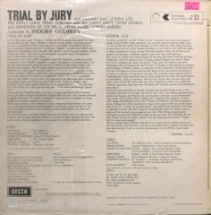 Trial By Jury The D'olly Carte Opera Company LP Klasik Plak