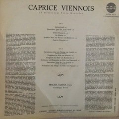Caprice Viennois  LP Plak