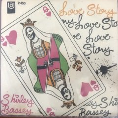 Shirley Bassey Love Story 45lik Plak