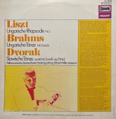 Brahms Liszt Dvorak LP Plak