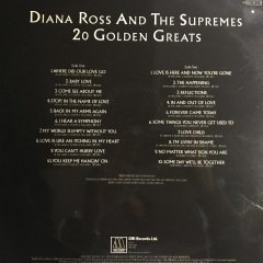 Diana Ross And The Supremes 20 Golden Greats LP Plak