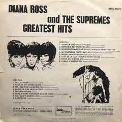 Diana Ross And The Supremes Greatest Hits LP Plak