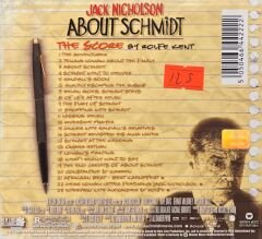 Jack Nicholson About Schmidt The Score Soundtrack CD