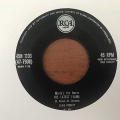 Elvis Presley Little Sister 45lik Plak