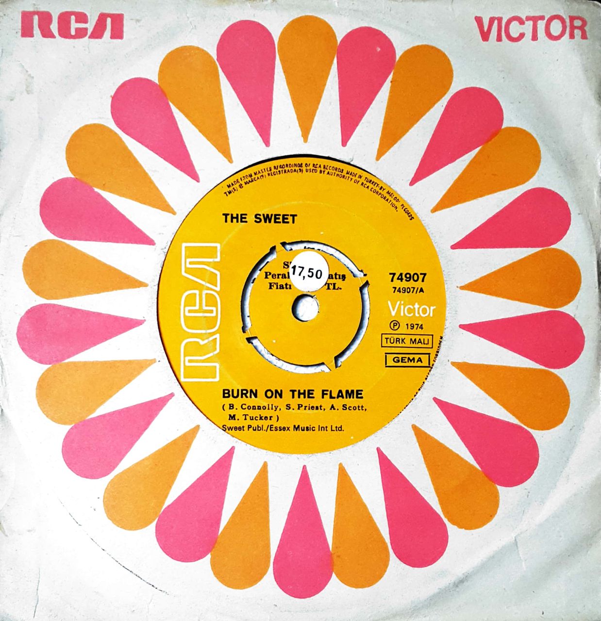 The Sweet Burn On The Flame 45lik Plak