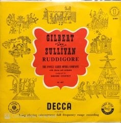Gilbert And Sullivan Ruddigore 2 Plaklık Set LP Klasik Plak