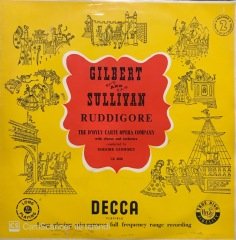 Gilbert And Sullivan Ruddigore 2 Plaklık Set LP Klasik Plak