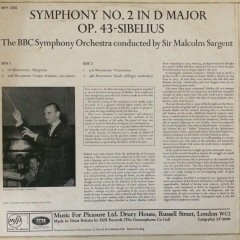 Sibelius Symphony No.2 in D LP Plak