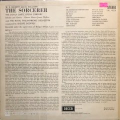 Gilbert And Sullivan The Sorcerer 2 Plaklık Set LP Klasik Plak
