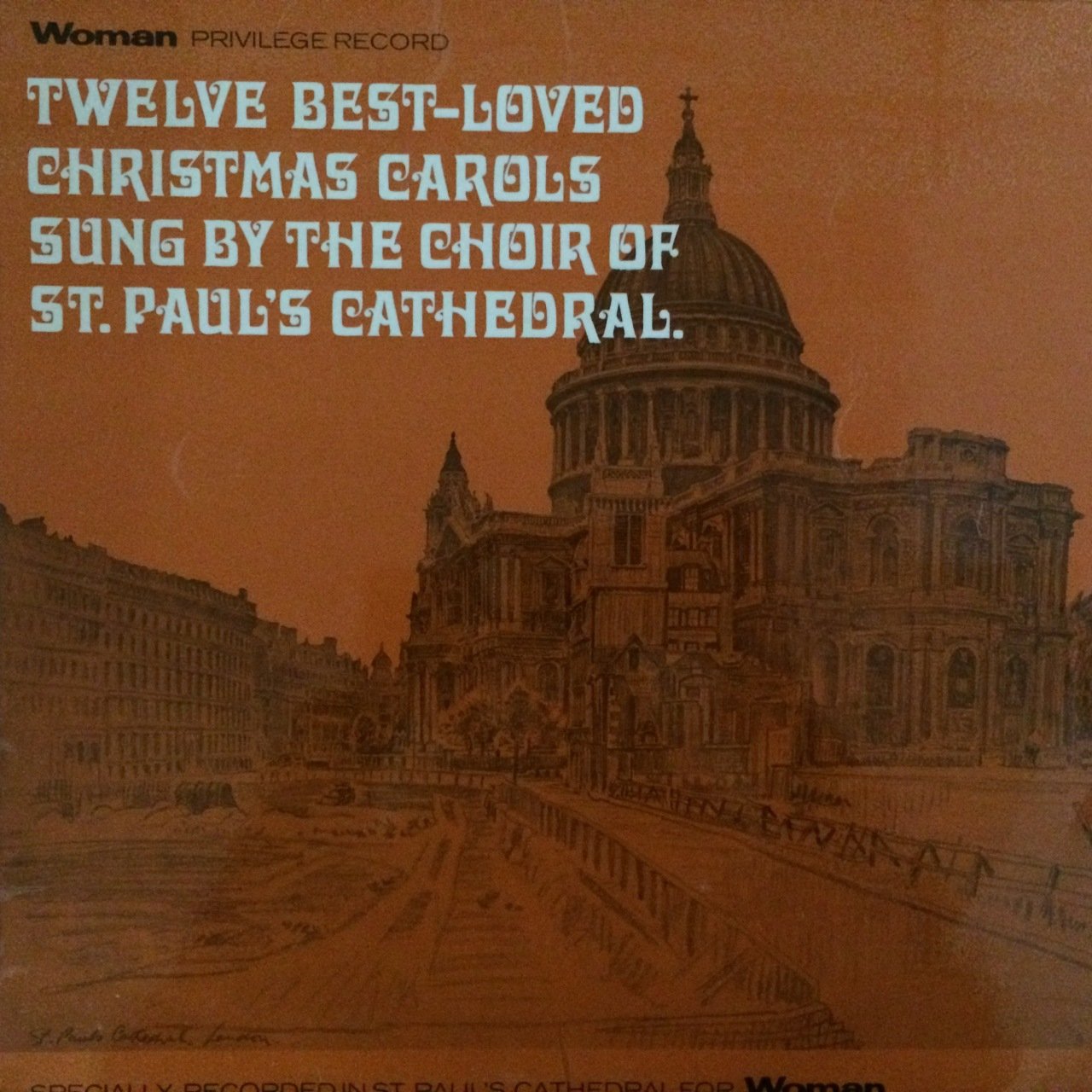 St.Paul's Cathedral Twelve Best Loved LP Plak